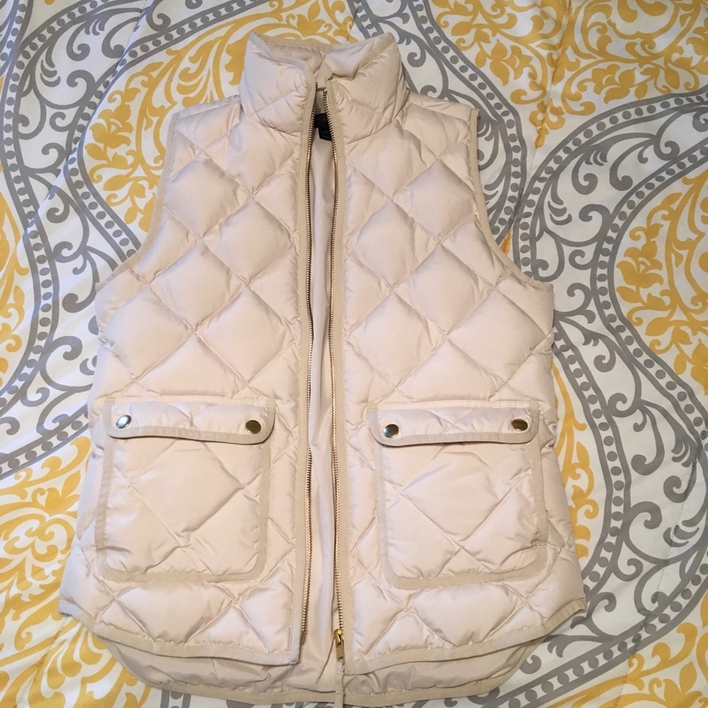 J Crew Excursion Quilted Down Vest